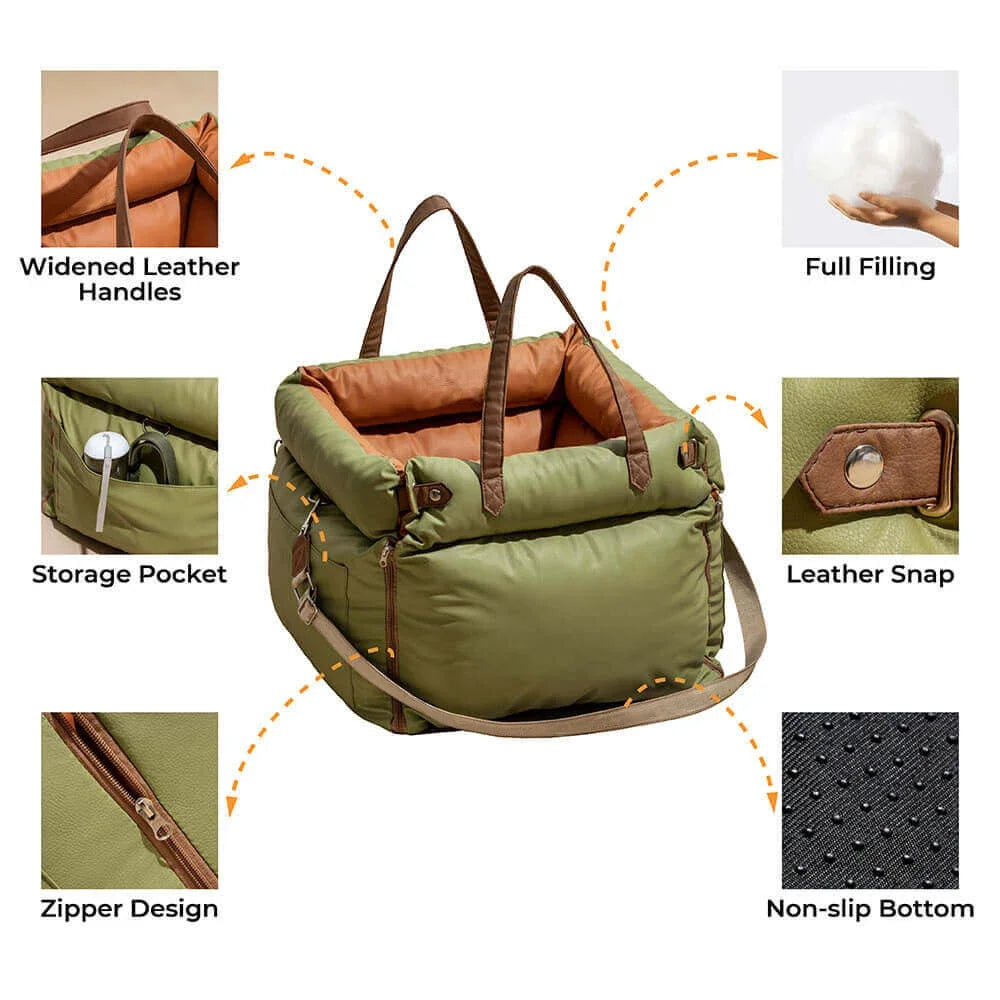 Portable Pet Carrier & Car Seat